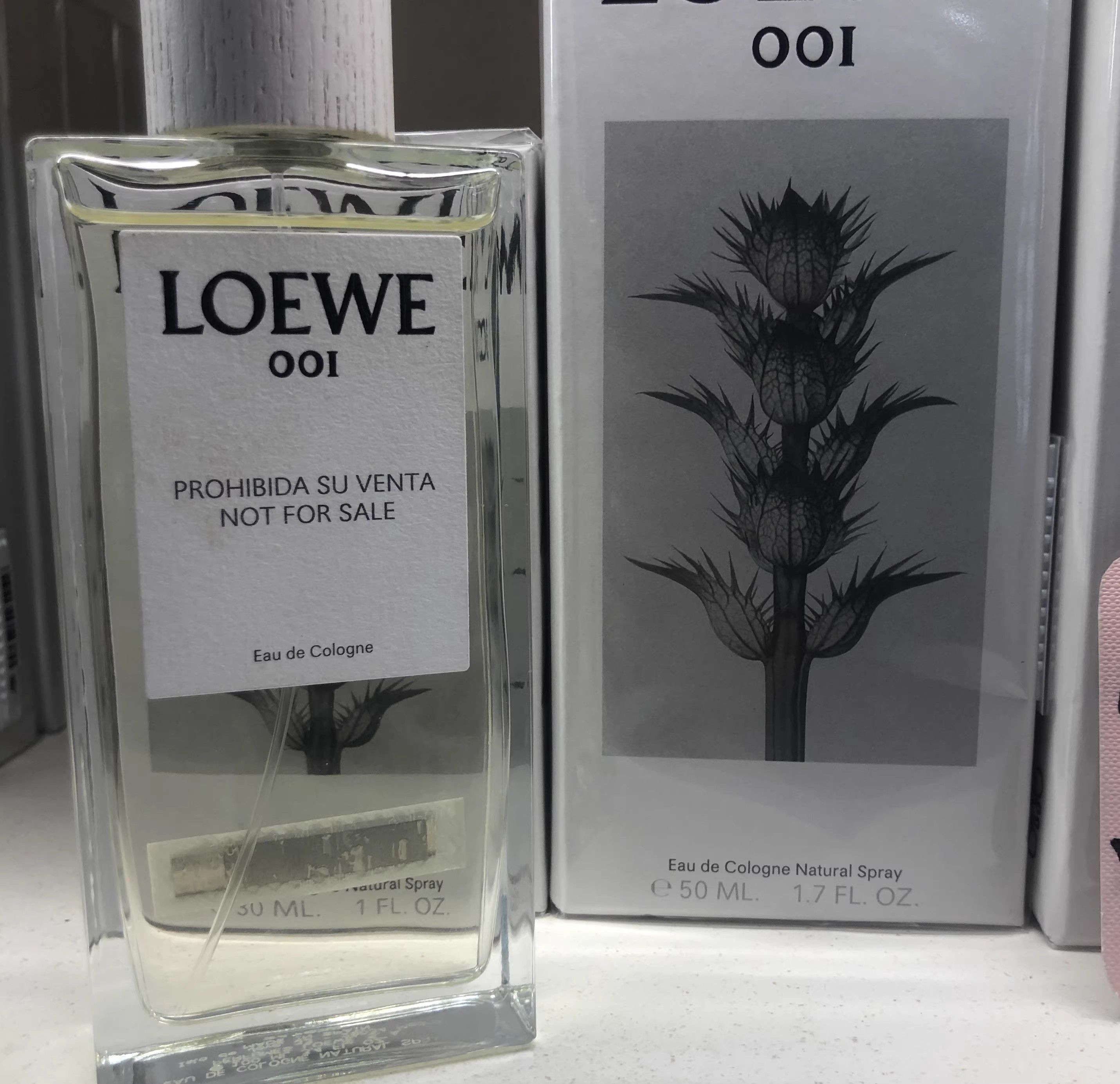 西班牙代购Loewe罗意威001清晨事后古龙香水EDC 破晓缠绵礼物男女通用100ML