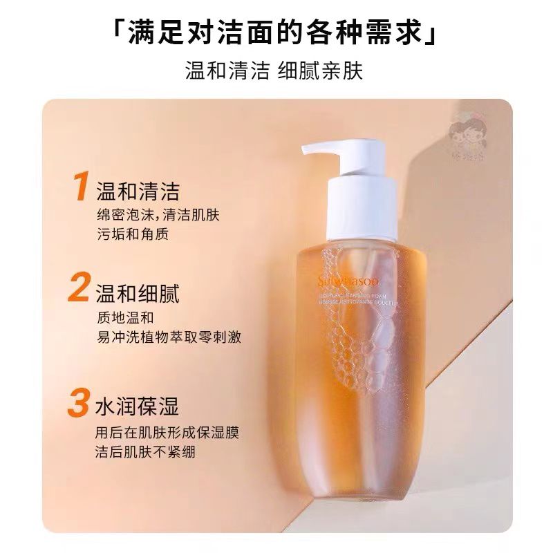 雪花秀顺行柔和洁颜泡沫200ml