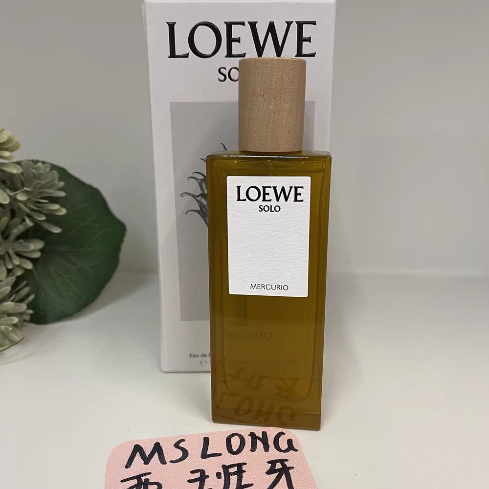 西班牙LOEWE罗意威Solo MERCURIO独奏白金男士浓香水EDP清新自然100ML